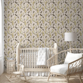 Leuke Dieren Dans Beige Cream Nursery Behang