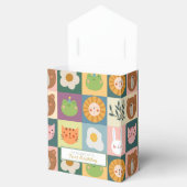 Leuke dieren eerste verjaardag gunst box bedankdoosjes (Geopend)