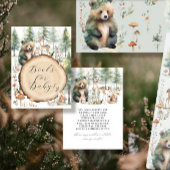 Leuke Dieren Forest Woodland Beer Boeken voor Baby Informatiekaartje