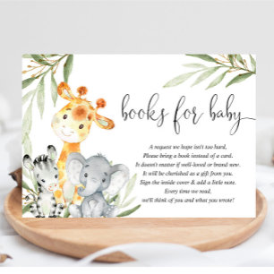 Leuke dieren geslacht neutraal boek in plaats van informatiekaartje