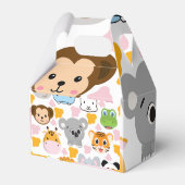 Leuke dieren gezicht bedankdoosjes (Achterkant)