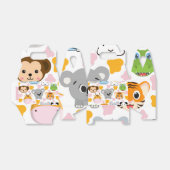 Leuke dieren gezicht bedankdoosjes (Uitgevouwen)