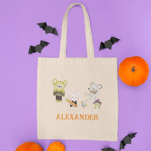 Leuke Dieren Halloween Kinder Trick or treat Tote Bag