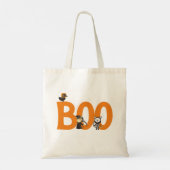 Leuke Dieren Halloween Kinder Trick or treat Tote Bag (Achterkant)