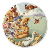 Leuke  dieren home decor knop (Voorkant)