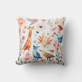 Leuke dieren in de tuin kussen