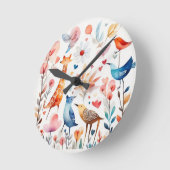 Leuke dieren in de tuin ronde klok (Hoek)