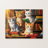Leuke dieren kitten legpuzzel (Horizontaal)