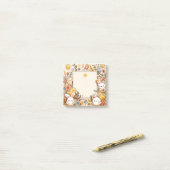 Leuke dieren, lente, post-it® notes (Op bureau)
