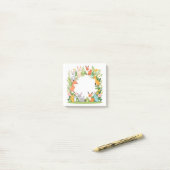 Leuke dieren, lente, post-it® notes (Op bureau)