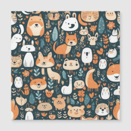 Leuke dieren leuk ontwerp groen decor