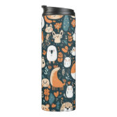 Leuke dieren leuk ontwerp groen decor thermosbeker (Geroteerd rechts)