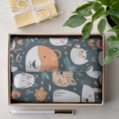 Leuke dieren leuk ontwerp groen decor tissuepapier (Geschenk)