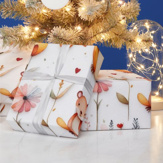 Leuke dieren mooie Wrapping Papier (Feestdagen)