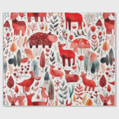 Leuke dieren mooie Wrapping Papier (Vlak)