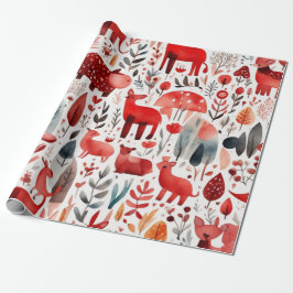 Leuke dieren mooie Wrapping Papier