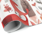 Leuke dieren mooie Wrapping Papier (Rol Hoek)