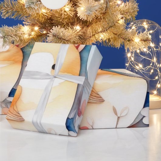Leuke dieren mooie Wrapping Papier (Feestdagen)