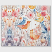 Leuke dieren mooie Wrapping Papier (Vlak)