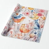 Leuke dieren mooie Wrapping Papier (Uitgerold)