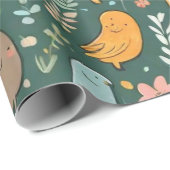 Leuke dieren mooie Wrapping Papier (Rol Hoek)