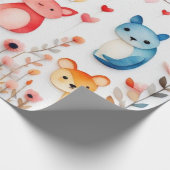Leuke dieren mooie Wrapping Papier (Hoek)