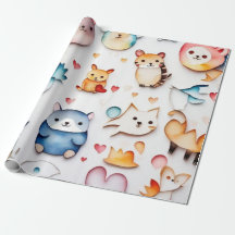 Leuke dieren mooie Wrapping Papier