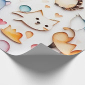 Leuke dieren mooie Wrapping Papier (Hoek)