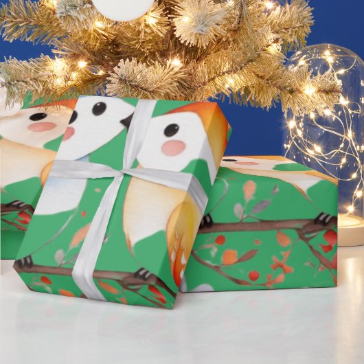 Leuke dieren mooie Wrapping Papier (Feestdagen)