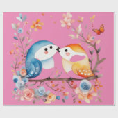 Leuke dieren mooie Wrapping Papier (Vlak)