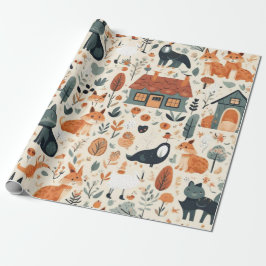 Leuke dieren mooie Wrapping Papier