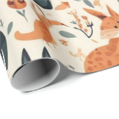 Leuke dieren mooie Wrapping Papier (Rol Hoek)