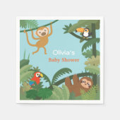 Leuke Dieren Oerwoud Thema Baby shower Supplies Servet (Voorkant)