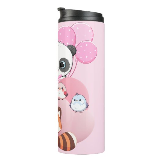 Leuke dieren ontwerp thermosbeker (Geroteerd rechts)