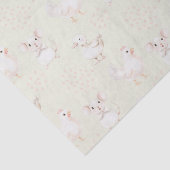 Leuke dieren op bleek groen tissuepapier (Detail)