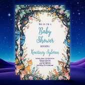 Leuke Dieren Pastel Floral Woodland Baby shower Kaart