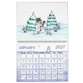 Leuke dieren potlood kunst van Krisi ArtKSZP Kalender (Jan 2027)