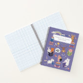 Leuke Dieren Spiraalvormig Notitieboek voor Terug  (Binnen)