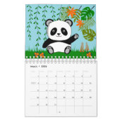 Leuke dieren twee pagina's kalender (Mar 2026)