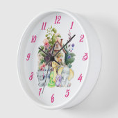 Leuke dieren wandklok | Leuk cadeau voor Baby (Hoek)