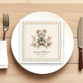 Leuke Dieren Waterverf Baby shower servetten