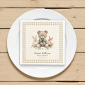 Leuke Dieren Waterverf Baby shower servetten