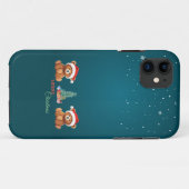 Leuke dieren winter Beer kerstboom Case-Mate iPhone Case (Achterkant (horizontaal))