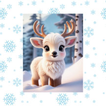 Leuke dieren, winter, Elk, Postcrossing