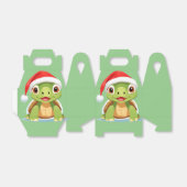Leuke dieren winterschildpad Kerstmis Favor Bedankdoosjes (Uitgevouwen)