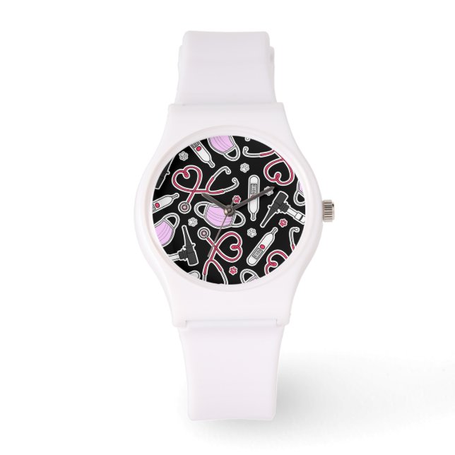 Leuke Dierenarts / Veterinaire Technicus Liefde Horloge (Voorkant)
