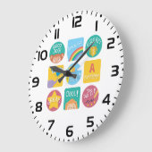 Leuke Dierenbeloning Motivatie Klaslokaal Labels Grote Klok (Hoek)