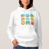 Leuke Dierenbeloning Motivatie Klaslokaal Labels Hoodie (Voorkant)