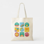 Leuke Dierenbeloning Motivatie Klaslokaal Labels Tote Bag (Achterkant)