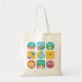 Leuke Dierenbeloning Motivatie Klaslokaal Labels Tote Bag (Voorkant)